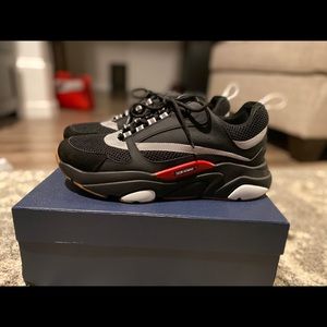 Dior B22 Black & Red & Gum sole